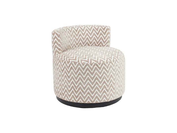 Design Sessel „Franny“ Sand Chevron Richmond Interiors