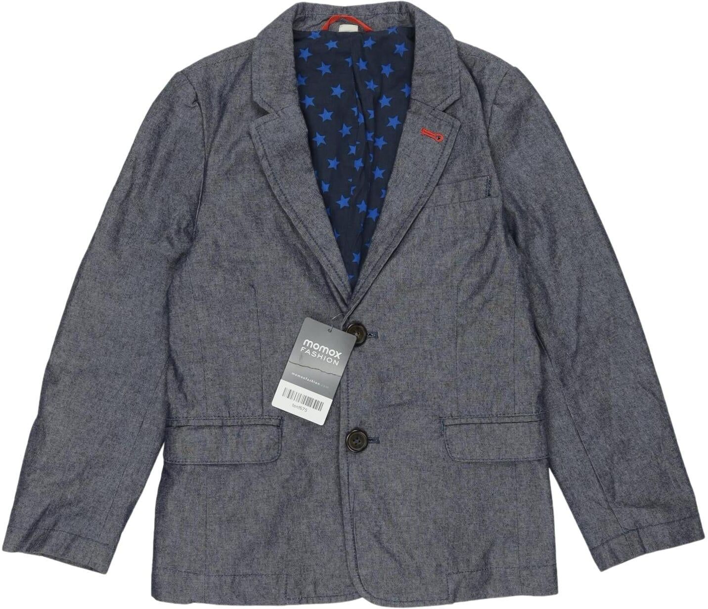 Mini Boden Jungen Jacke oder Mantel, Blau, Gr. EU 128, Baumwolle - Second Hand