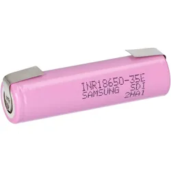 Samsung INR18650-35E 18650 Akku 3,6V 3500mAh mit U-Lötfahne