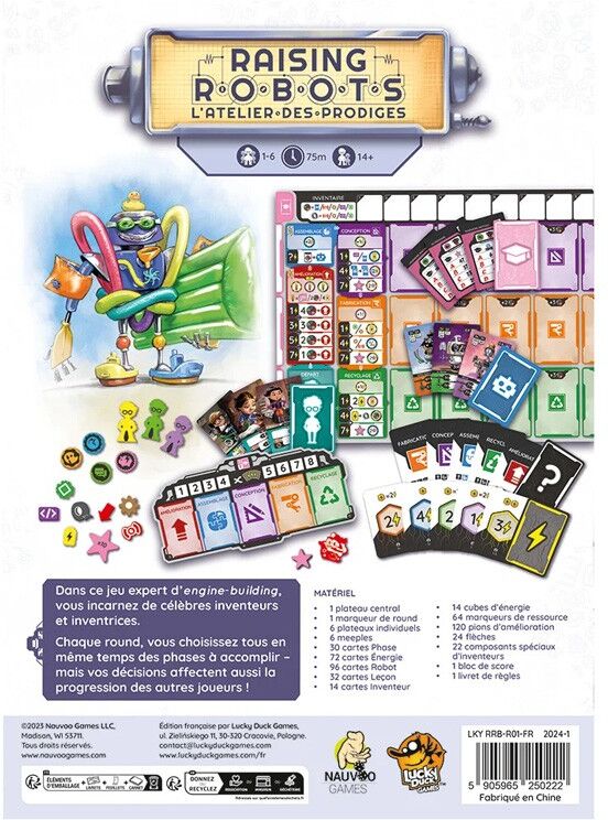 Lucky Duck Games Raising Robots : L'Atelier des Prodiges