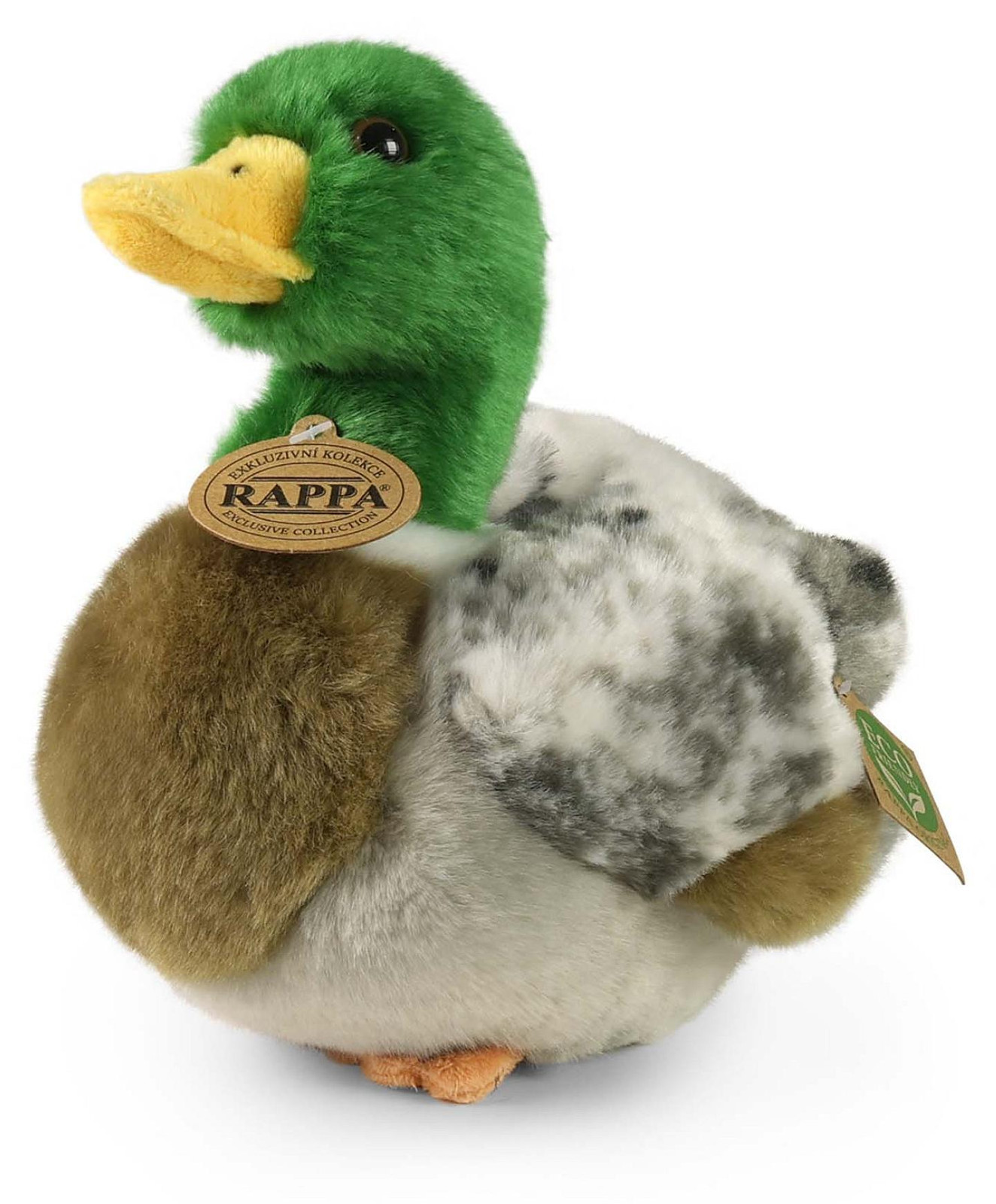 Milieuvriendelijke Pluche Eend van Rappa, 20 cm