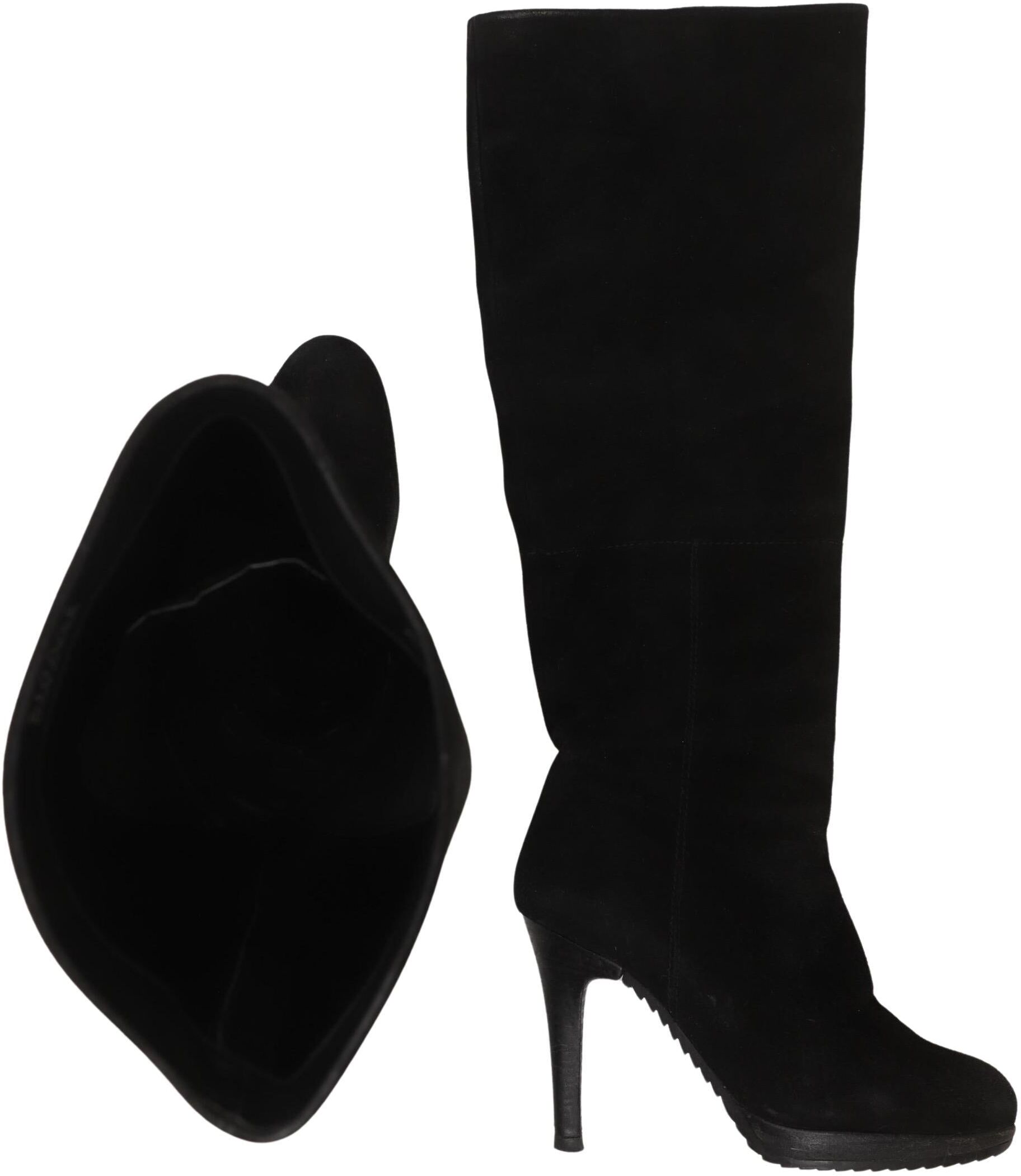 Stuart Weitzman Damen Stiefel, Schwarz, Gr. EU 36, kein / Etikett - Second Hand