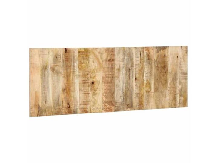 KTHLBRH Kopfteil aus massivem Mangoholz, unbehandelt, 140 cm, für Bett Langlebiges tropisches Holz, Wandmontage, Rückenstütze, industrieller Stil, für Matratze 140 cm
