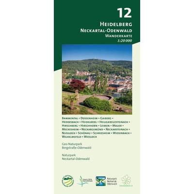 Blatt 12, Heidelberg - Neckartal-Odenwald, Sonstige von , Meki Landkarten, 978-3-947593-31-6