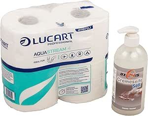 Axis Line Set - LUCART AQUASTREAM - Selbstauflösendes Toilettenpapier +