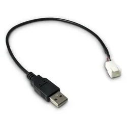 Inter-Tech 88885450 USB Kabel 0,3 m USB A Schwarz