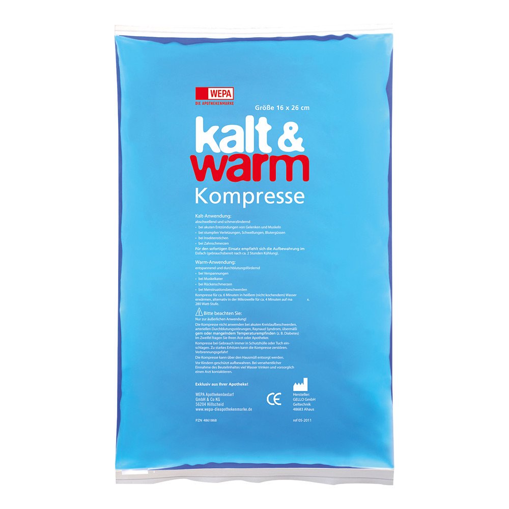 WEPA Apothekenbedarf GmbH & Co KG Kalt-warm Kompresse 16x26cm 04861868