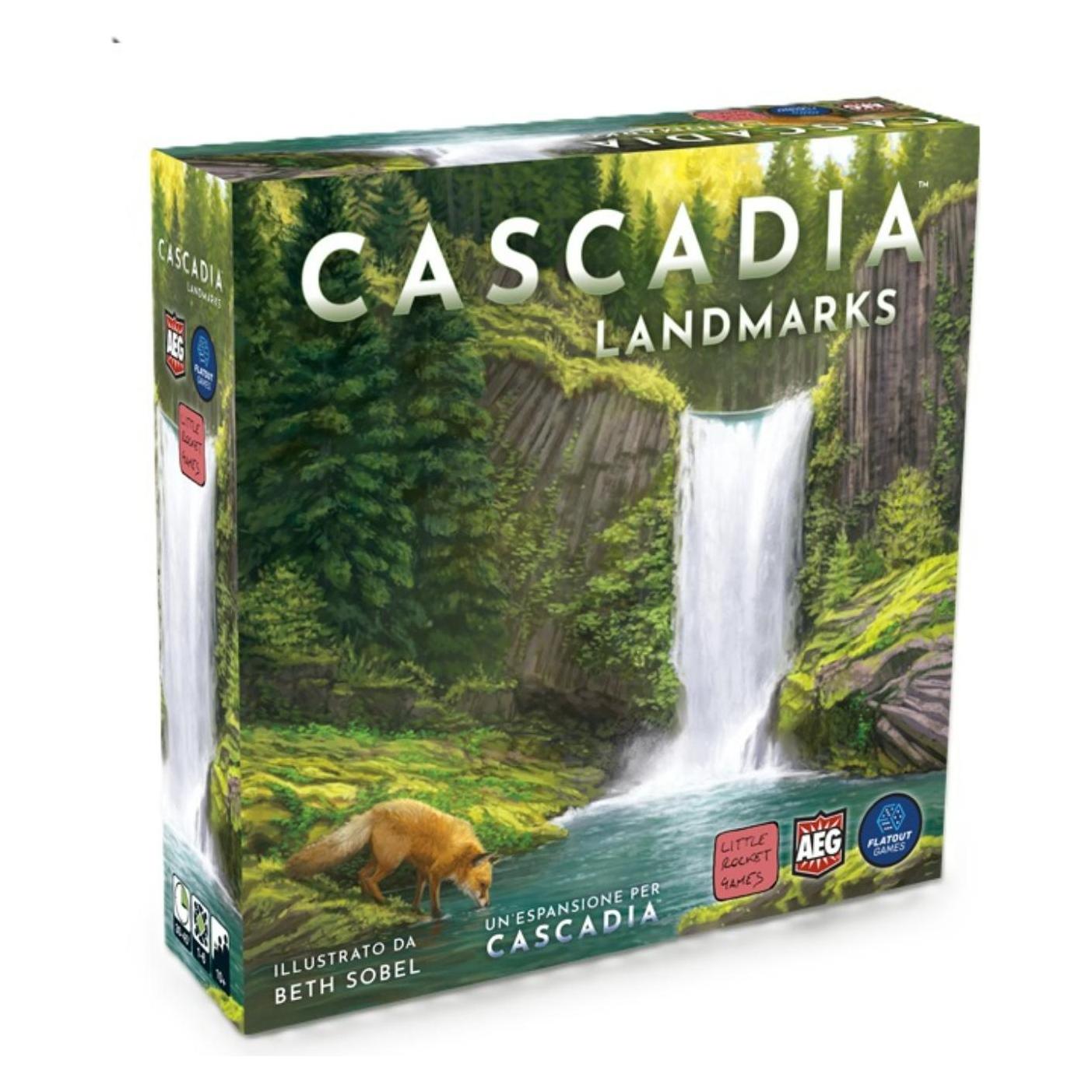 Little Rocket Games CASCADIA LANDMARKS Erweiterung (Italienisch) (53235996)
