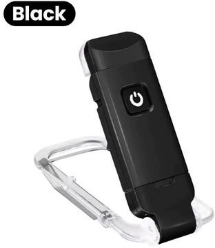 Uplifted Trends USB Mini Folding Reading Lamp Eye Protection Book Light Portable LED Study Light black