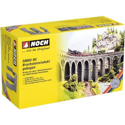 NOCH 58665 H0 Bruchstein-Viadukt 1gleisig Universell