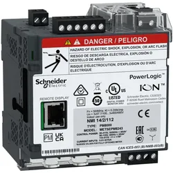 Schneider Electric METSEPM8243 Netzanalysator ION Klasse S, PowerLogic PM8243, Standard, DIN-Schiene ohne Display, 512 MB, 256 Samples/Periode, AC/DC