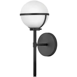 Wandfackel Wandlampe Badezimmerleuchte Spritzwassergeschützt Schwarz Stahl