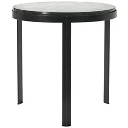 House Doctor Beistelltisch Smoke schwarz, Höhe 50 cm, ∅ 50 cm