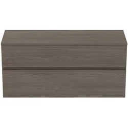 Ideal Standard Waschtischunterschrank Finesse ohne Ausschnitt 1202x440x558mm Ulme dunkel