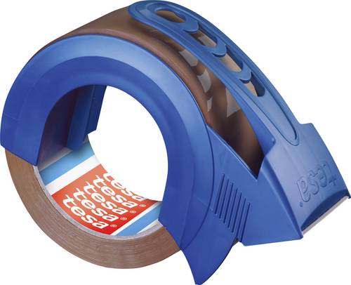 tesa Packband-Abroller tesapack Blau, Braun Rollenbreite (max.): 50 mm Rollenlänge (max.) 66 m