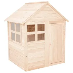 TP Toys Spielhaus aus Holz – – Butterblumenhäuschen – FSC-zertifiziert mit Boden
