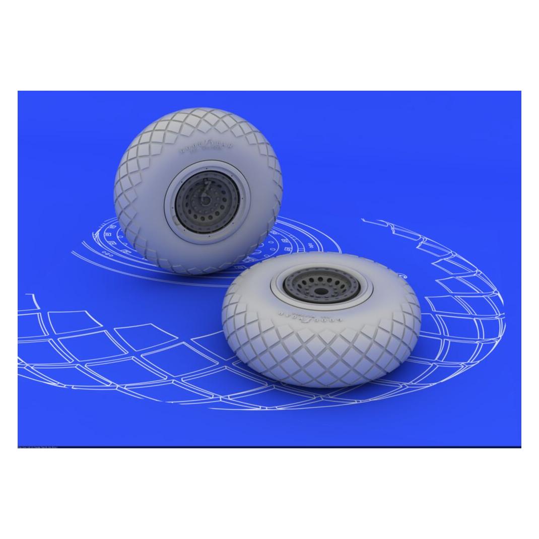 Eduard B-17 wheels (648078)