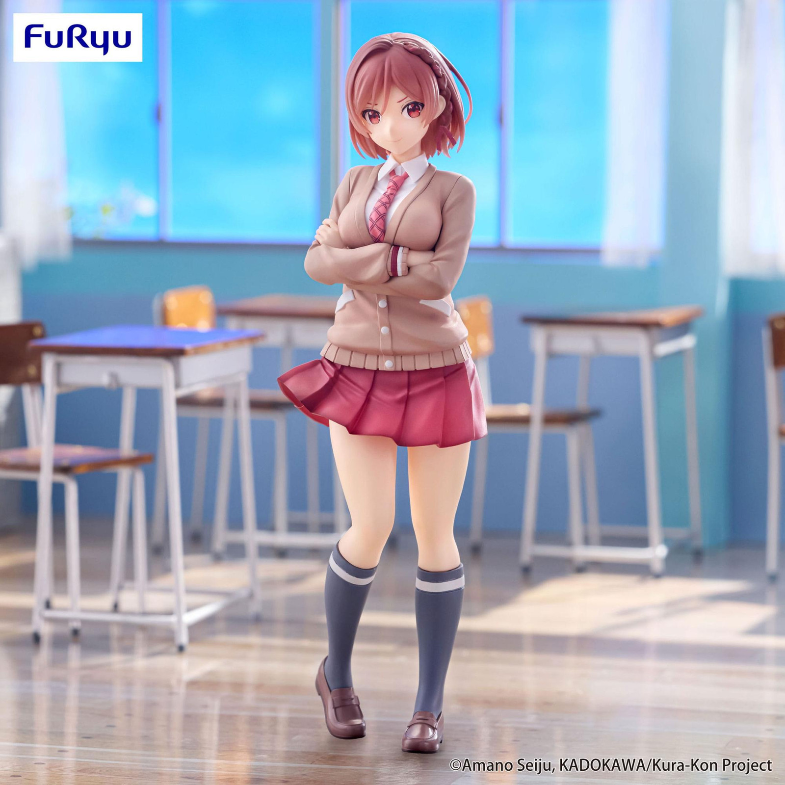 FuRyu Akane Sakuramori PVC-beeldje Ik ga trouwen met een meisje dat ik in mijn klas niet mag, Hoogte: 20 cm