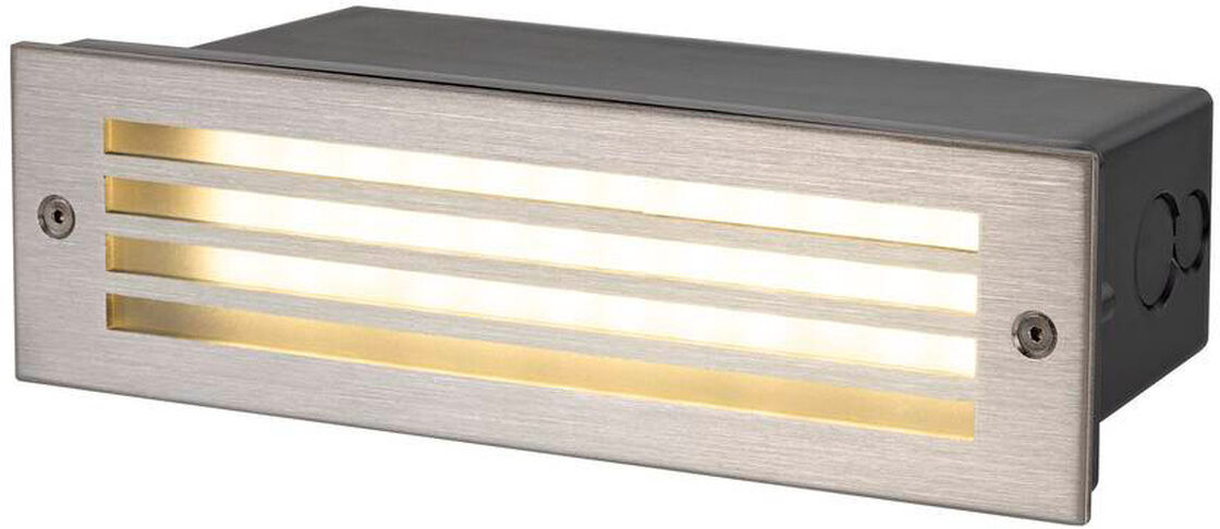 Slv Brick Mesh, Wandeinbauleuchte, Rechteckig, 3000k, 5w, Ip55, Schwarz - Einbauleuchten (Outdoor)