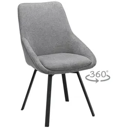 2er-Set Carmen WIGAN Esszimmerstuhl – Grau