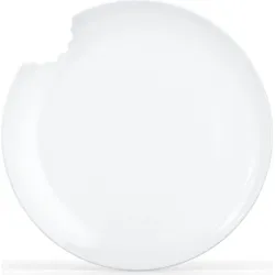 FIFTYEIGHT 2 Kuchenteller mit Biss � 20cm weiß