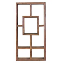 WOHNLING Bücherregal WL1.375 MUMBAI Massiv-Holz Sheesham 90 x 180 cm