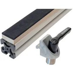 RUWI Auflageschiene mit Antirutschbelag für Hubtisch / Montagetisch | 80 cm