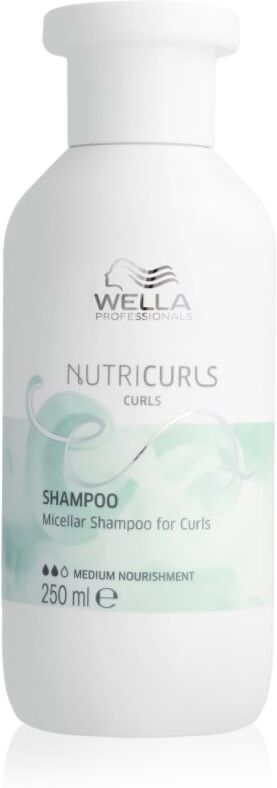 Wella Professionals Nutricurls Curls sanftes Mizellenshampoo Lockenpflege für lockiges Haar 250 ml
