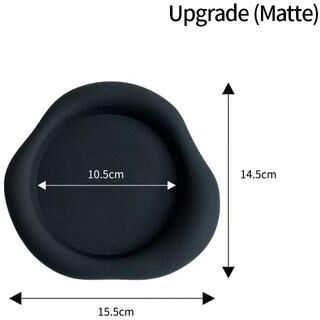 Uplift Picks Cloud Shape Silicone Drink Coasters Heat Resistant Non Slip Cup Mat dark Blue