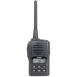 Maas Elektronik MAAS PT-4502+ – Robustes PMR446-Handfunkgerät mit SOS-Funktion für Outdoor & Gleitschirmflieger, Walkie Talkie, Schwarz