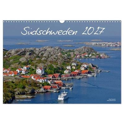 Südschweden (Wandkalender 2027 DIN A3 quer), CALVENDO Monatskalender
