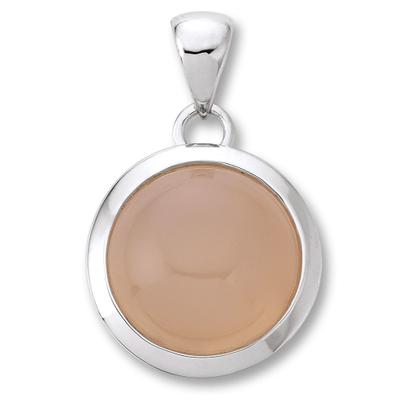 Kettenanhänger ONE ELEMENT "Chalcedon Anhänger aus 925 Silber", silber, Schmuckanhänger, Damen, Silber 925 (Sterlingsilber), Kettenanhänger, Ihr persönliches Symbol – liebevoll gearbeitet für jeden Tag
