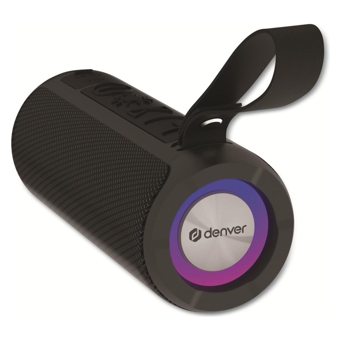 Denver Tragbarer Lautsprecher BTV-213B, Schwarz (3 h) (111151020590)