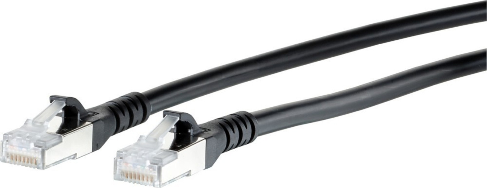 Metz Connect Cat6a patchkabel S/FTP zwart 5 meter
