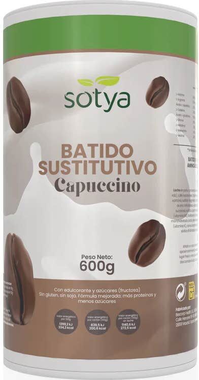 Sotya Batido Sustitutivo Capuchino 600g