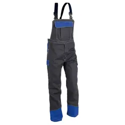 Multinorm Latzhose "PSA SAFETY X6" - 24 - grau/kornblau