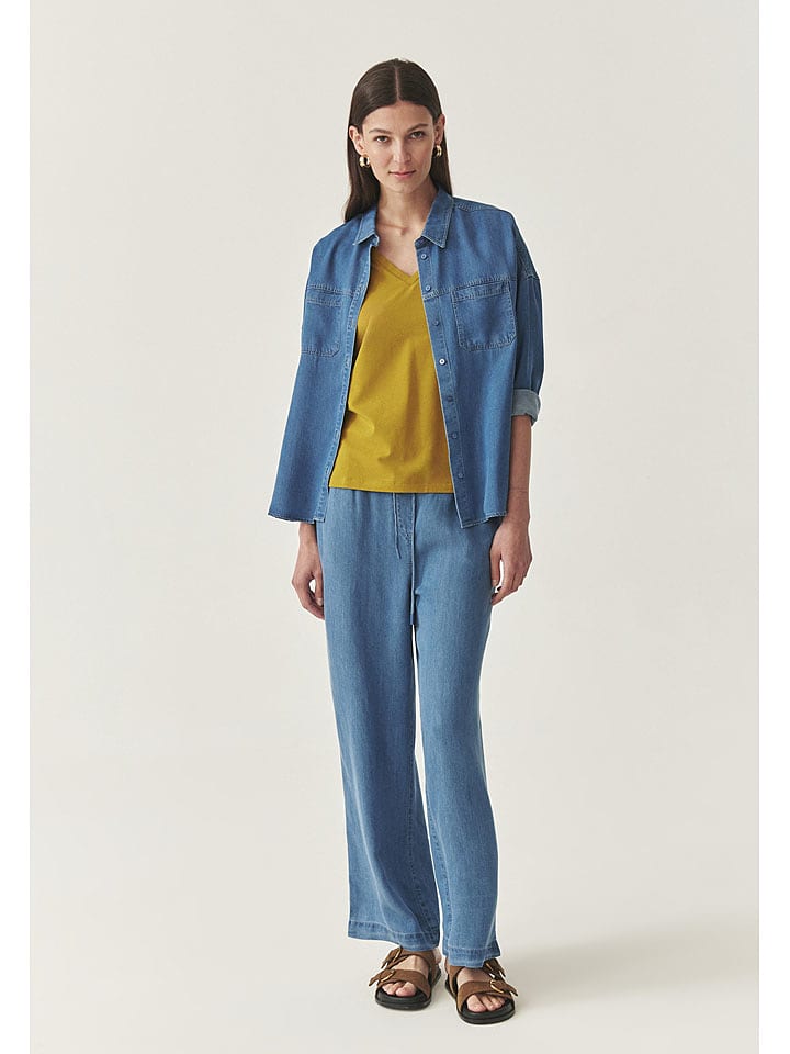 TATUUM Jeansbluse in Blau - 40