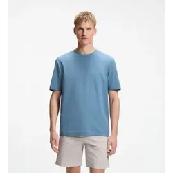 BOSS für Herren. 50574600 Basic T-Shirt himmelblau (L), Lässig, Baumwolle, Kurzarm