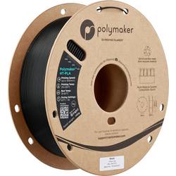 Polymaker PA17001 HT-PLA Filament PLA, HT-PLA Hochtemperaturbeständig, Highspeed Filament 1.75 mm 1000 Schwarz, Black 1 St.