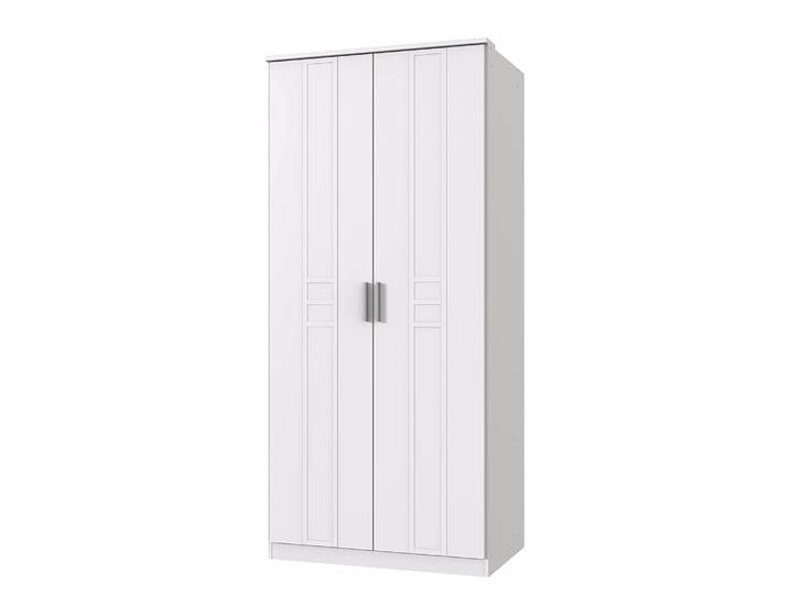 Drehtürenschrank I 91 x 199 x 58cm Weiß