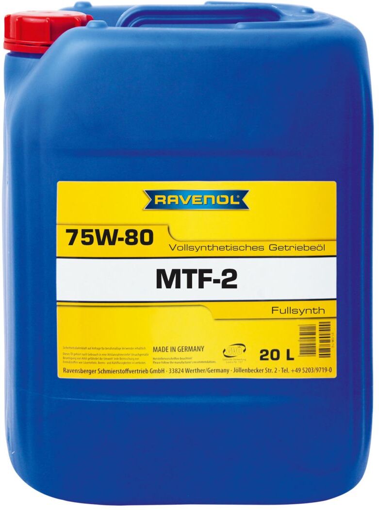 Getriebeöl RAVENOL 1221103 MTF-2 75W80 20L