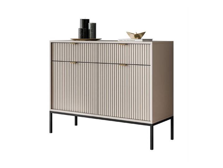 Lookway Kommode CORTADO KSZ104 mit Schubladen, 104x39x83 cm