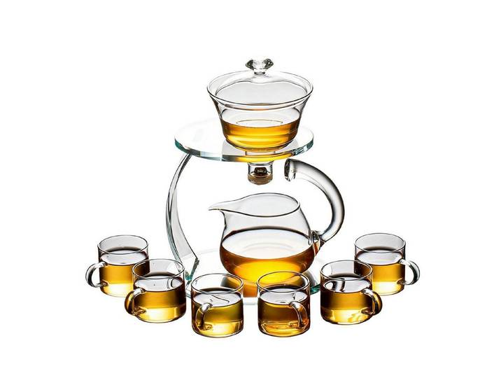 LuxusKollektion Teekanne Glas Teekannen Set mit Teesieb