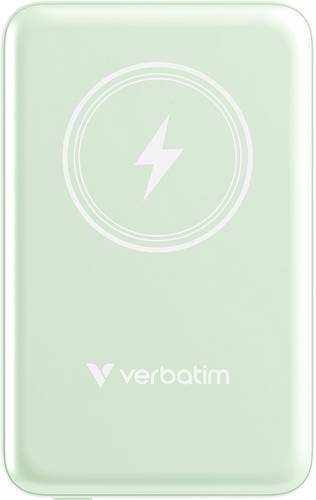Verbatim Charge 'n' Go Magnetic Wireless Powerbank 10000 mAh Fast Charge, Quick Charge 3.0, USB PD 3.0, Adaptive Fast Charge LiPo