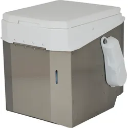 BioTioo 2.0 RL-M Trockentrenntoilette mit vollautomatischem Motor 12V / 24V / manuellem Rührwerk / Lüfter edelstahl