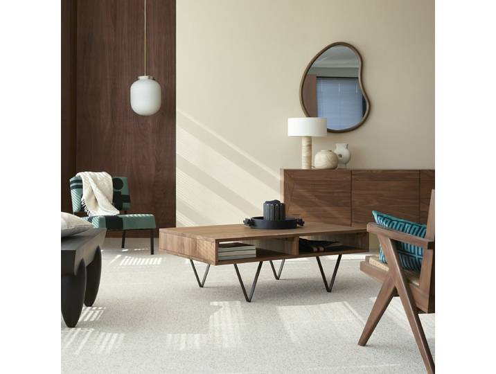 Couchtisch aus massivem Nussbaum Metric - Dunkelbraun - Walnut