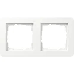 Gira 0212150 Abdeckrahmen 2-fach Gira E1 Reinweiß