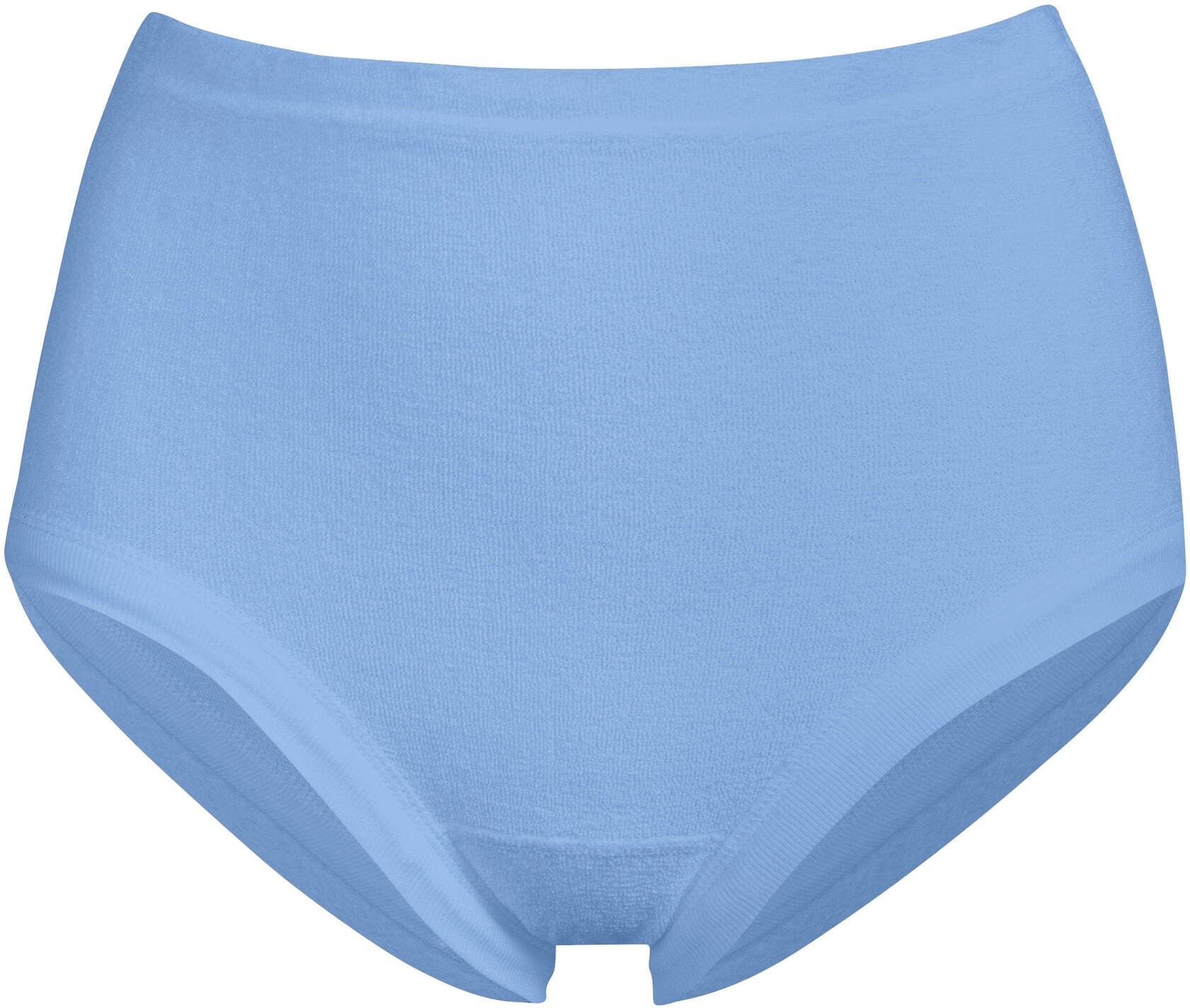 Taillenslip WITT "Slip Slip in Frottee-Qualität 4 Stück", Damen, Gr. 38, 4 Stk., Frottee, pink (2x rose, 2x bleu), Frottee, , Unterhosen Taillenslip