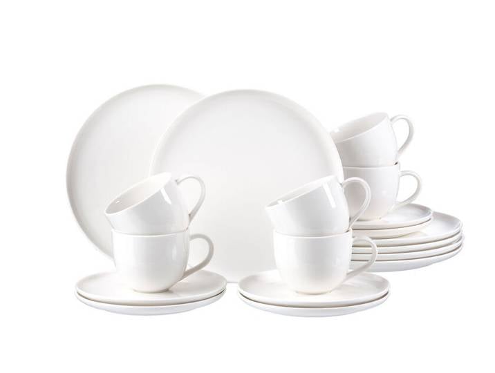 Kaffeeservice SKAGEN 18-teilig weiß