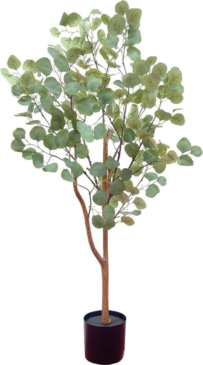 Eucalyptus Kunstboom Groen - Hoogte: 130 cm